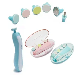 Multifuncional bebê elétrico Nail Trimmer, Baby Nail Clippers, Toes Fingernail Cutter, Manicure Tool Set, Nail Trimmer