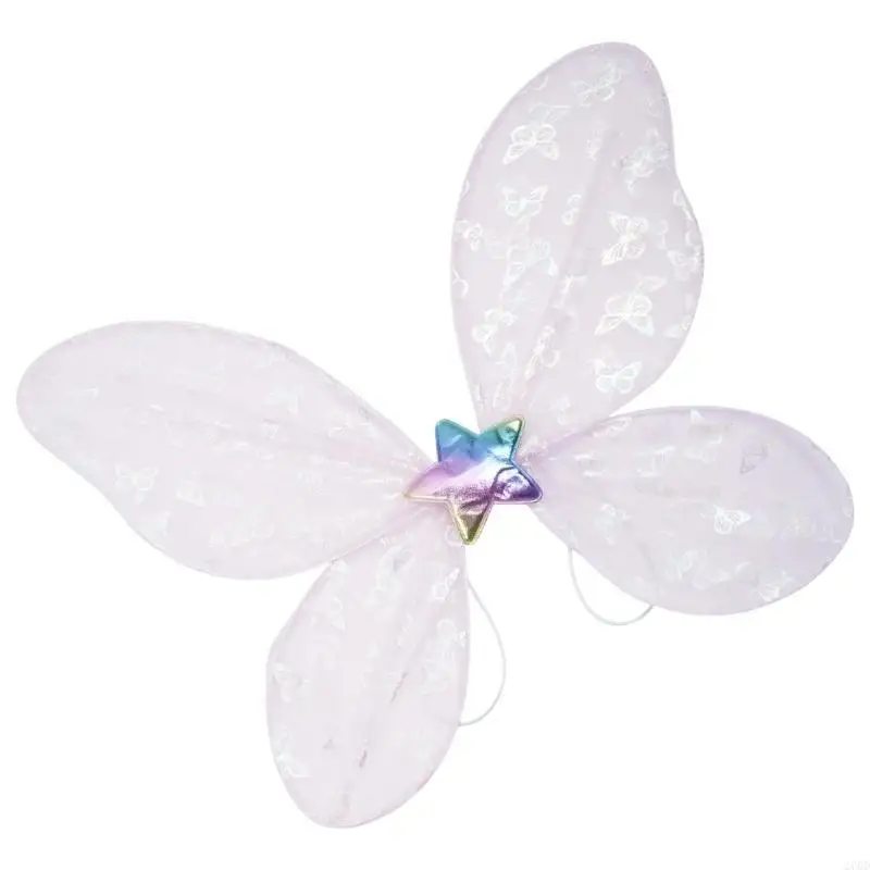 270D الجنيات الجناح الكبار الاطفال الجنيات فراشة الجناح الملاك الجناح، زي الجنيات الهالوين #4