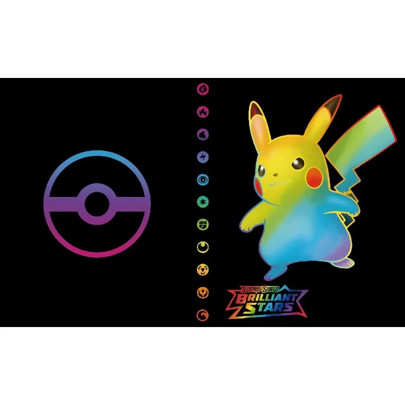 2024 240Pcs Card Book Laser Charizards Squirtle Holder Binder Collections Folder Anime Card Protector Notebook Pokemones Album