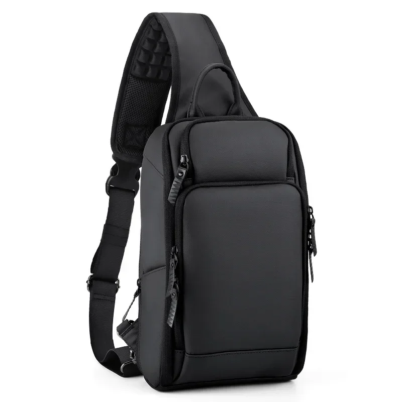 Chest Bag Pack Crossbody USB Charging Running Men Shoulder Sports Messenger Male Waterproof Short Trip Backpacks Bolsos Hombre