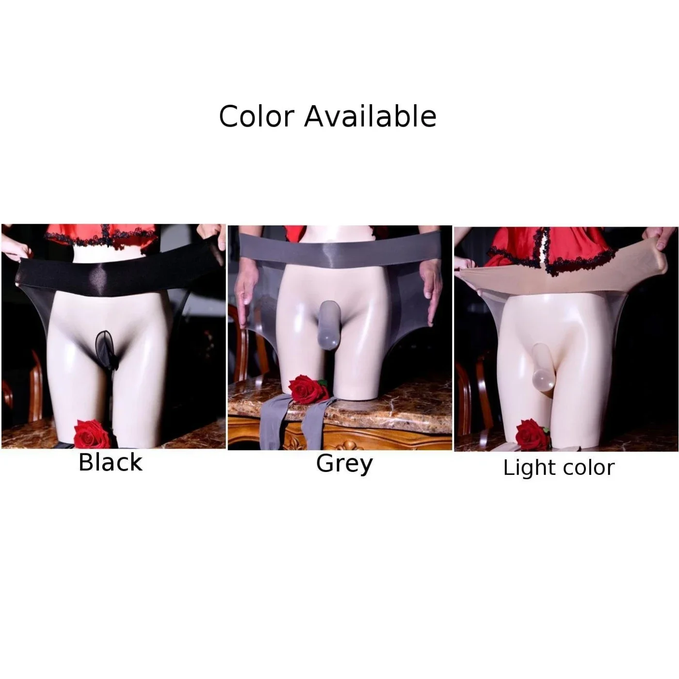 Naadloze Ultra Dunne Panty Doorschijnende Transparante Kousen Zachte Elastische Panty Erotische Cock Sheath Panty Onderkleding