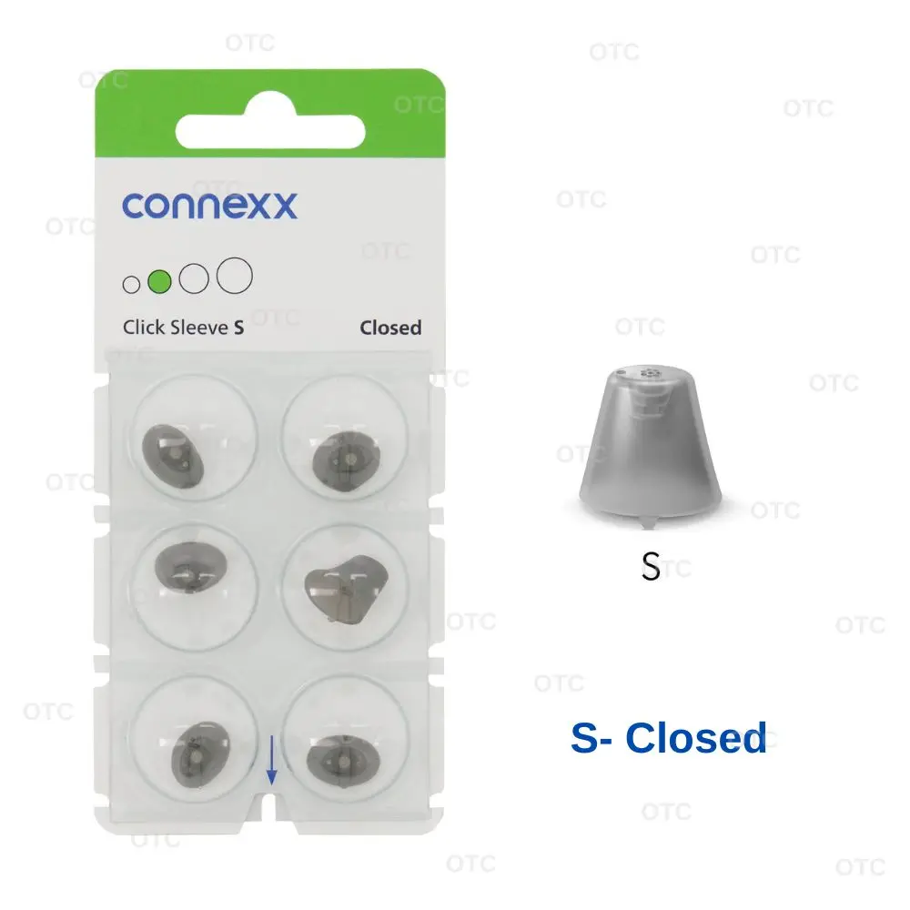 Signia Rexton Vibe Hearing aid open dome connexx click sleeve closed eartips for open fit and CIC ITC ITE Hearing Aids