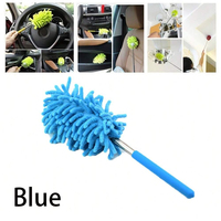 Telescopic Home-Cleaning Marvel Robust PVC Microfiber Duster Brush for Effective Cleaning of Cars Air-Conditioners and Furniture