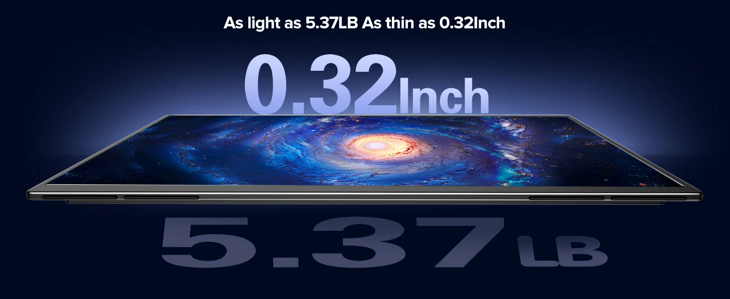 UPERFECT 24 Zoll 120 Hz tragbarer Gaming-Monitor FHD 180 ° Einstellbares großes Laptop-Display, externer zweiter Bildschirm für PC-Telefon, Steamdeck – Detail 12