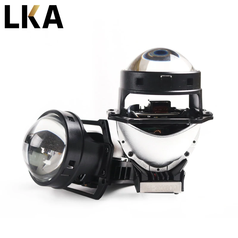 

2pcs 3'' Bi Led Projector Lenses Headlight Bulbs For Hella 3r G5 6000K Super Car Lamps 12V Auto Restyling