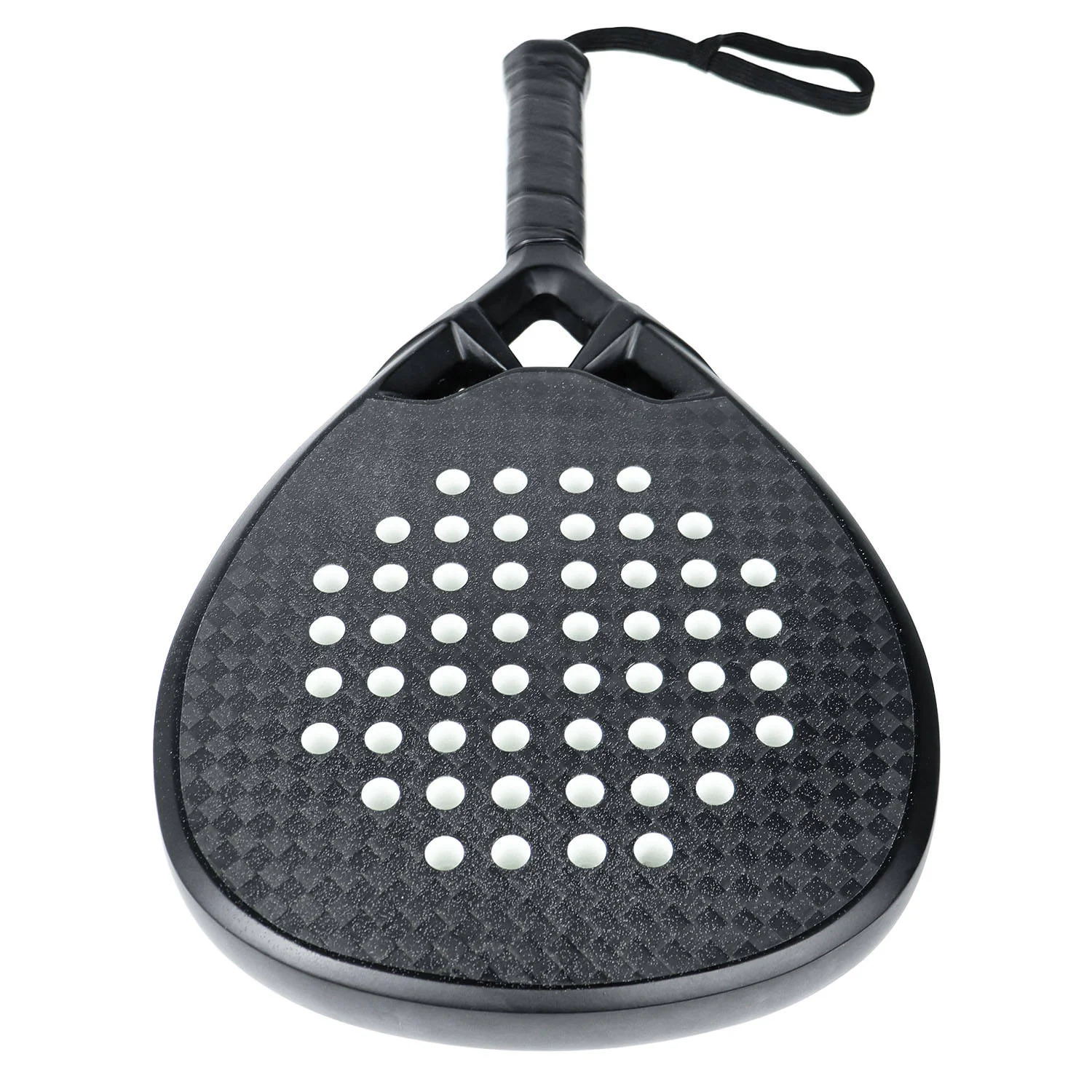 2025 top grade Carbon fiber material tennis paddle, high strength 12K polyester net material, customizable outdoor padel sports