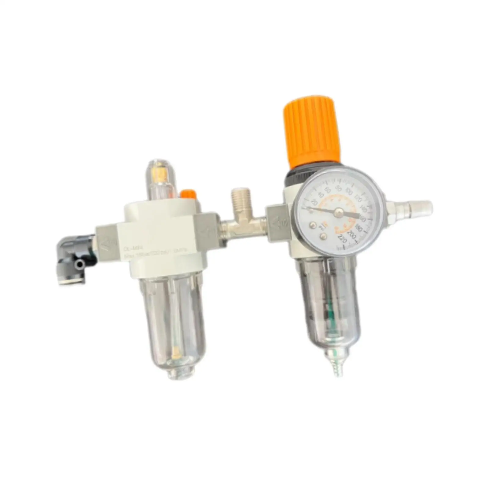 Tyre Machine Oil Water Separator Valve PP Pressure Gauge for Tire Machine Changer Maintenance Auto Repair Equipment
