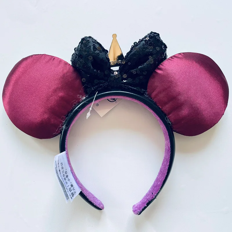 Disney Evil Queen Ear Headband For Adults - Snow White And The Seven Dwarfs - Poison Apple Crown Jewels