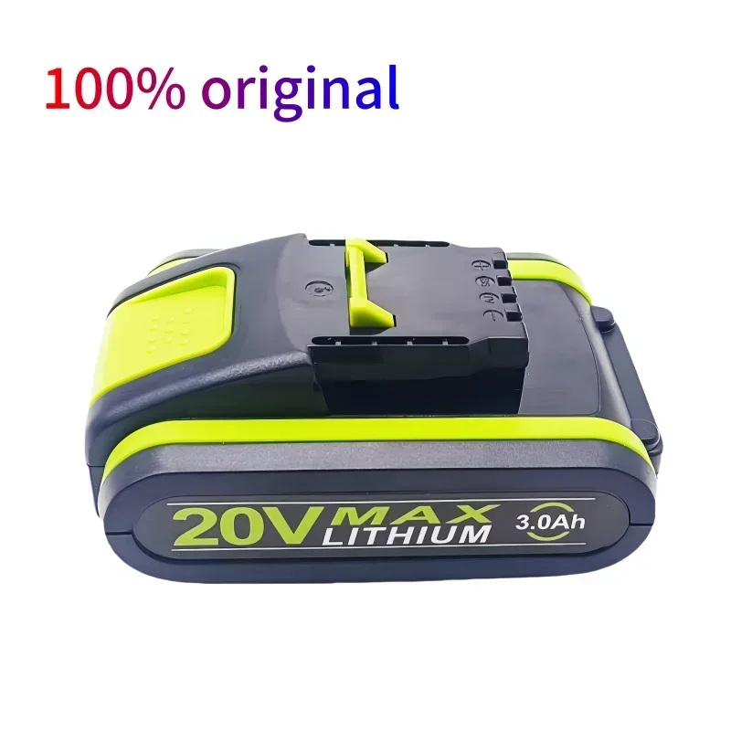 20V Rechargeable Lithium‑ion Battery 3.0Ah‑12.8Ah Replacement Pack For Worx lpega WA3641 WU268 WX678 WX550.2 WX550 Tools