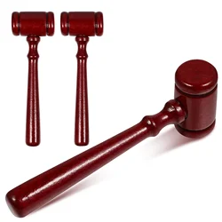 3 Pcs Judge Hammer Gavel Toy Mini Wooden Kids Dresses Tool Prop Children Toys for