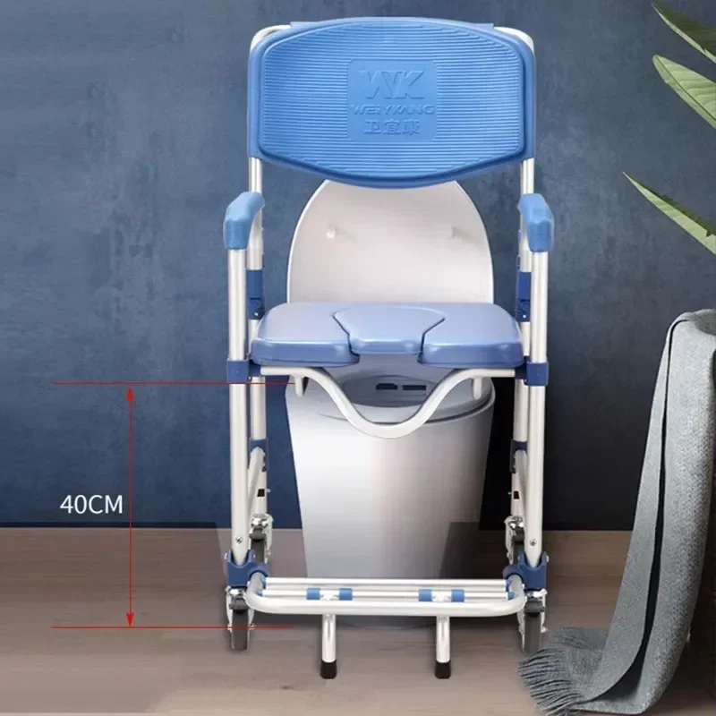 With Wheels Bathtub Transfer Stool Squatty Potty Folding Chairs Toilet Chair Foot Shower Bathroom Use Adult Bath Senior Asen