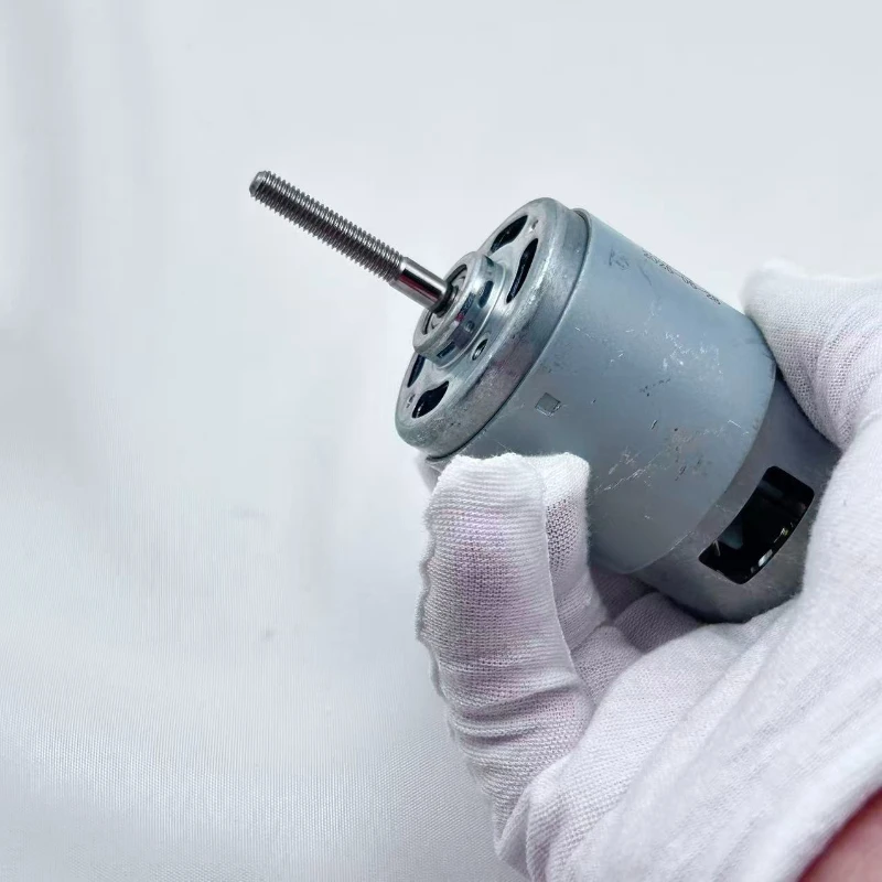 Motor de doble rodamiento Rs775 de 21V, cortacésped eléctrico, Motor de alambre de cobre, Motor eléctrico de CC de alta potencia