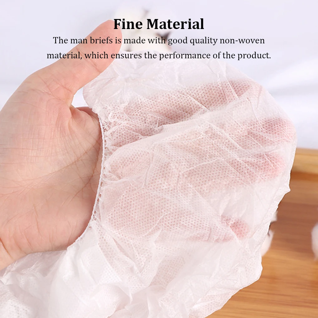 6 قطع سراويل داخلية غير منسوجة للرجال قابلة للحمل وقابلة للتنفس في الأماكن المغلقة والخارجية والسفر وممارسة الرياضة