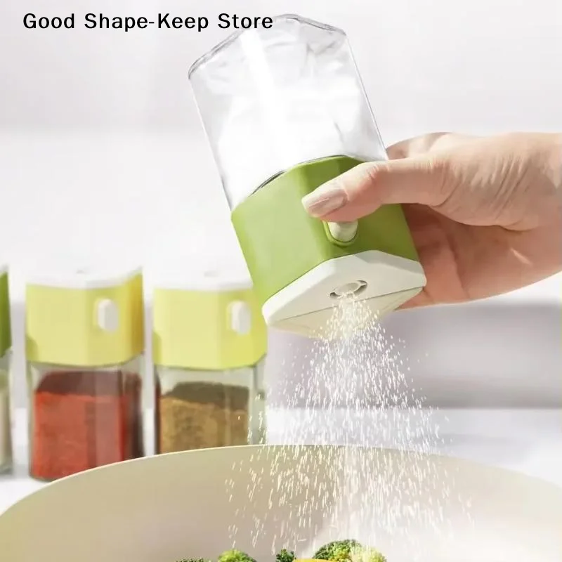 dailyPre-mixed Salt Dispenser Kitchen Seasoning Jar Cumin Sprinkler Airtight Moisture-proof Seasoning DispenserDaily products