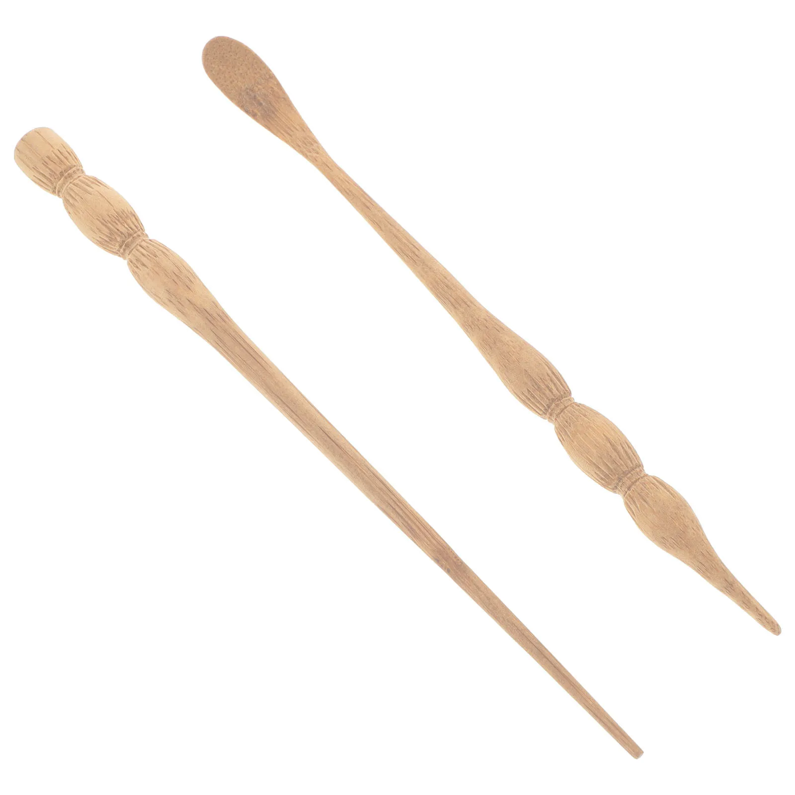 

1 set Bamboo Tea Scoop Needle Lightweight Delicate Spoon Set Reusable Teaspoon Chinese Utensils Accessories Home Supplies Loose