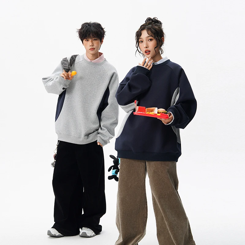 

Пара уличных альпинистских пеших прогулок, модная модная толстовка с круглым вырезом, весенне-осенний удобный универсальный дышащий топ