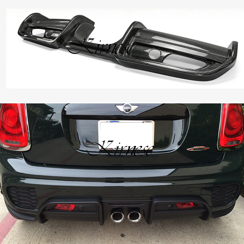 

JCW Rear Bumper Diffuser For Mini F56 JCW Style Carbon Fiber /FRP Rear Diffuser Trim (Replacement)