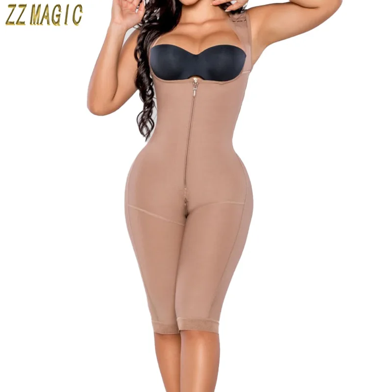 

Fajas Colombianas Full Body Slimming Sheath Body Shaper Girdles with Long Pants Post Surgery Tummy Control Waist Trainer Corset