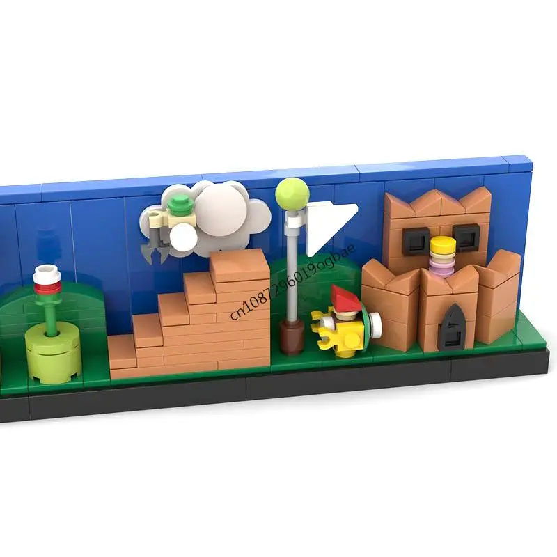Nouveau 373 pièces célèbre Super plombier jeu série horizon Moc Street View modèle personnalisé Puzzle bricolage idées créatives enfant jouet cadeau d'anniversaire