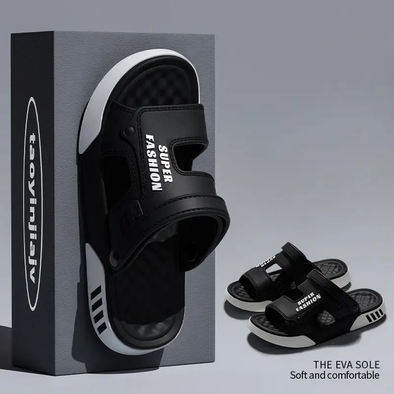 Men's Slippers Summer Eva Soft Sole Thick Sole Flip-Flops Sandals Indoor and Outdoor Walking Beach Shoes Home Shoes for Men