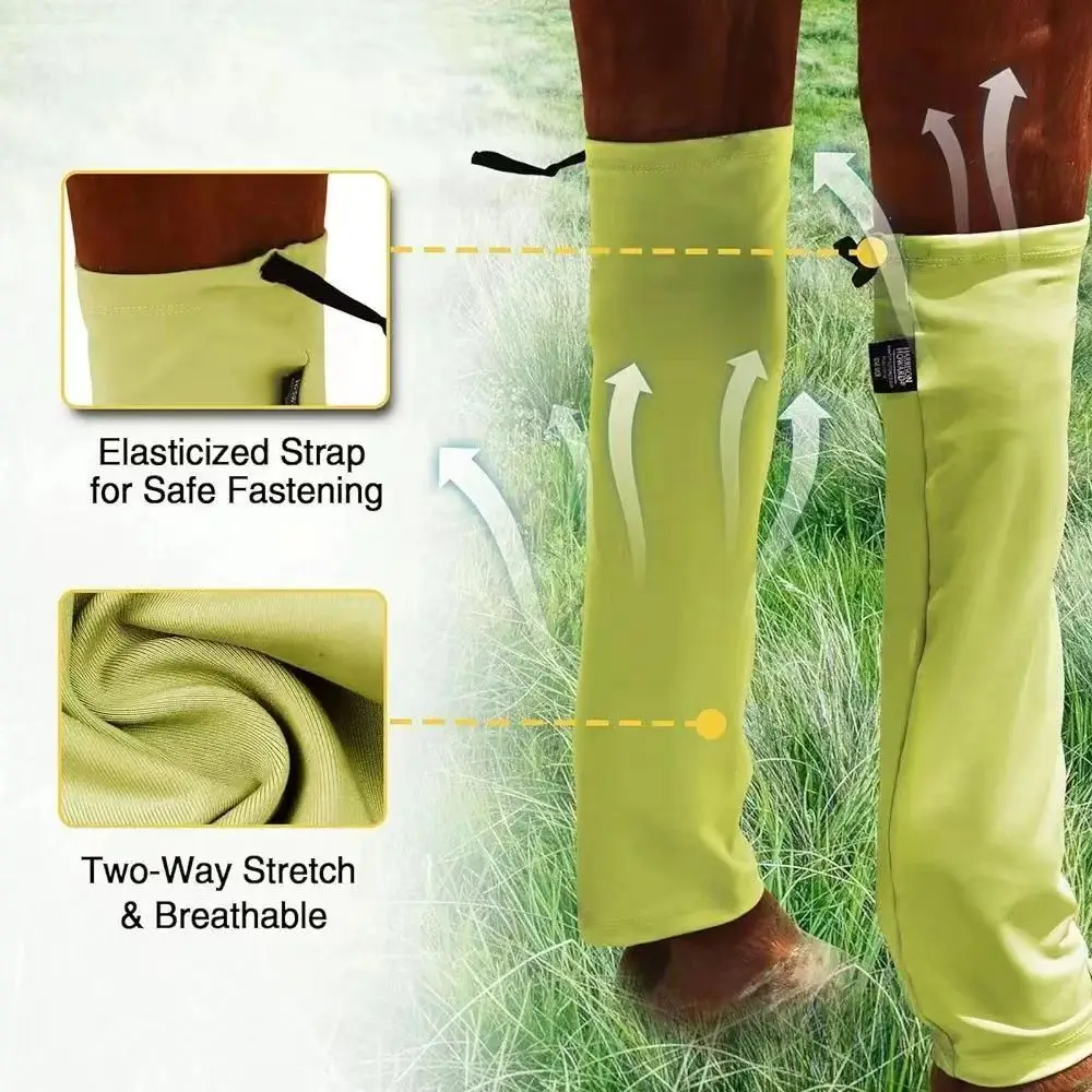 Pelindung Kaki Kuda Model Baru, Kaus Kaki Kuda, Pelindung Kaki Kuda, Penutup Kaki Anti Serangga untuk Kuda, Perlengkapan Berkuda