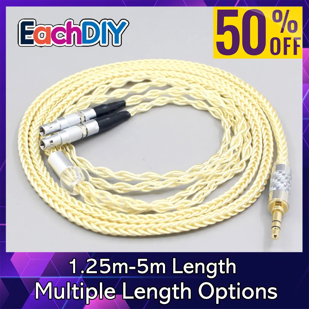 Ln0076328コアゴールドメッキn00578ncocケーブルforCast Onveritas jubilee 25e 15エディション8ex Ed15ヘッドフォン