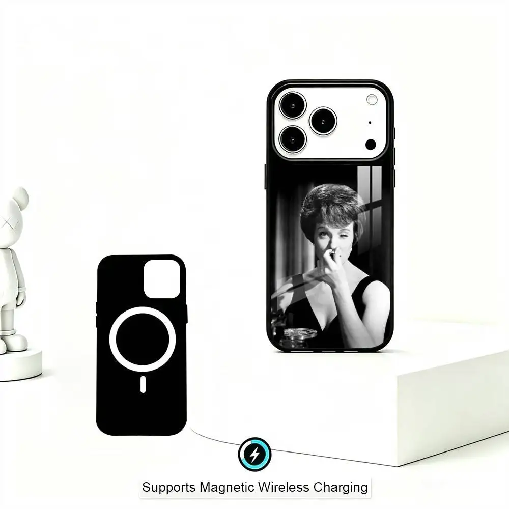 J-Julie Andrews Musical star Phone Case For iPhone17,16,15,14,13,12,11 Plus,Pro Compatible with magnetic wireless charging