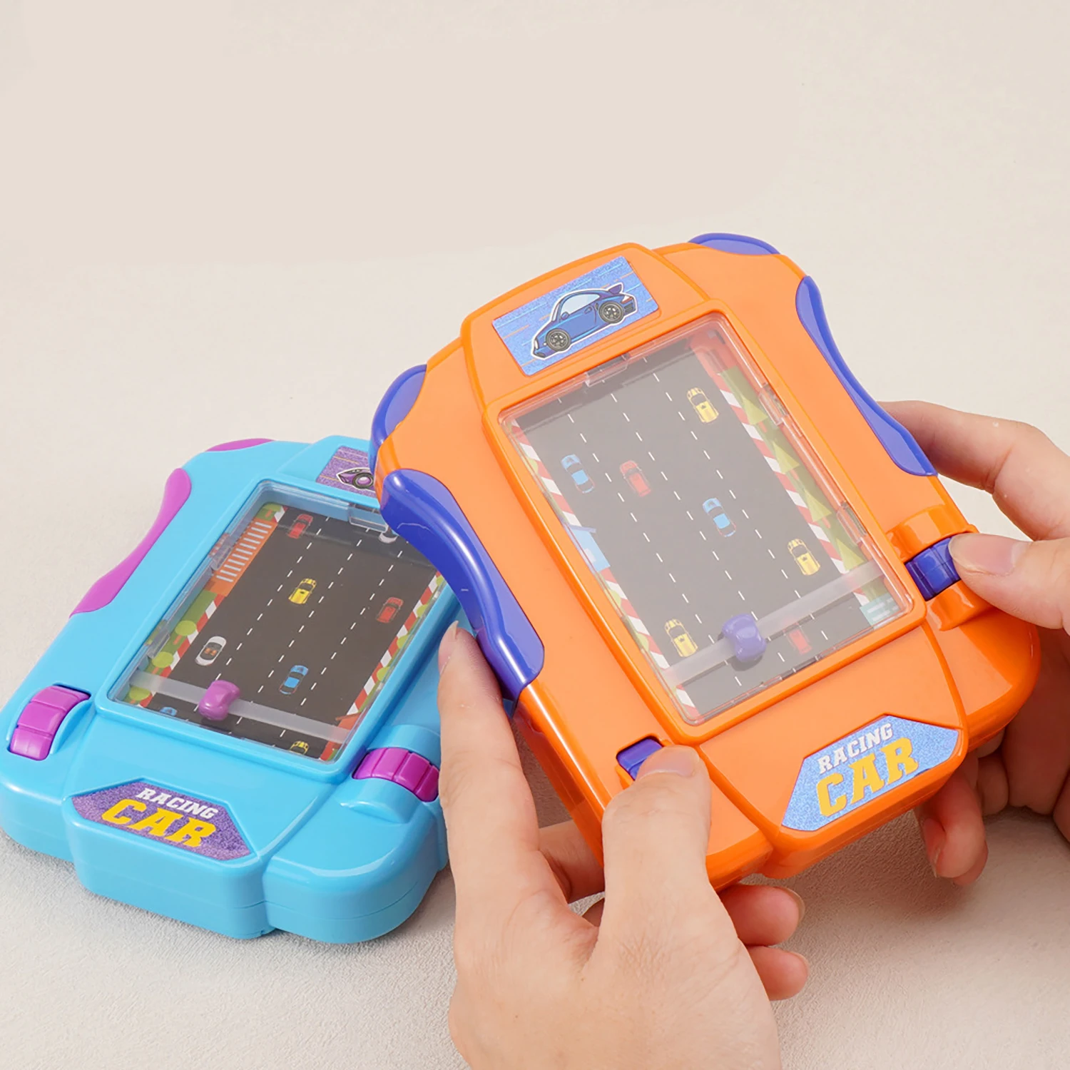 Brinquedos de mesa infantis para aventuras divertidas, console de jogos de corrida portátil, coordenação olho-mão, brinquedos interativos para pais e filhos