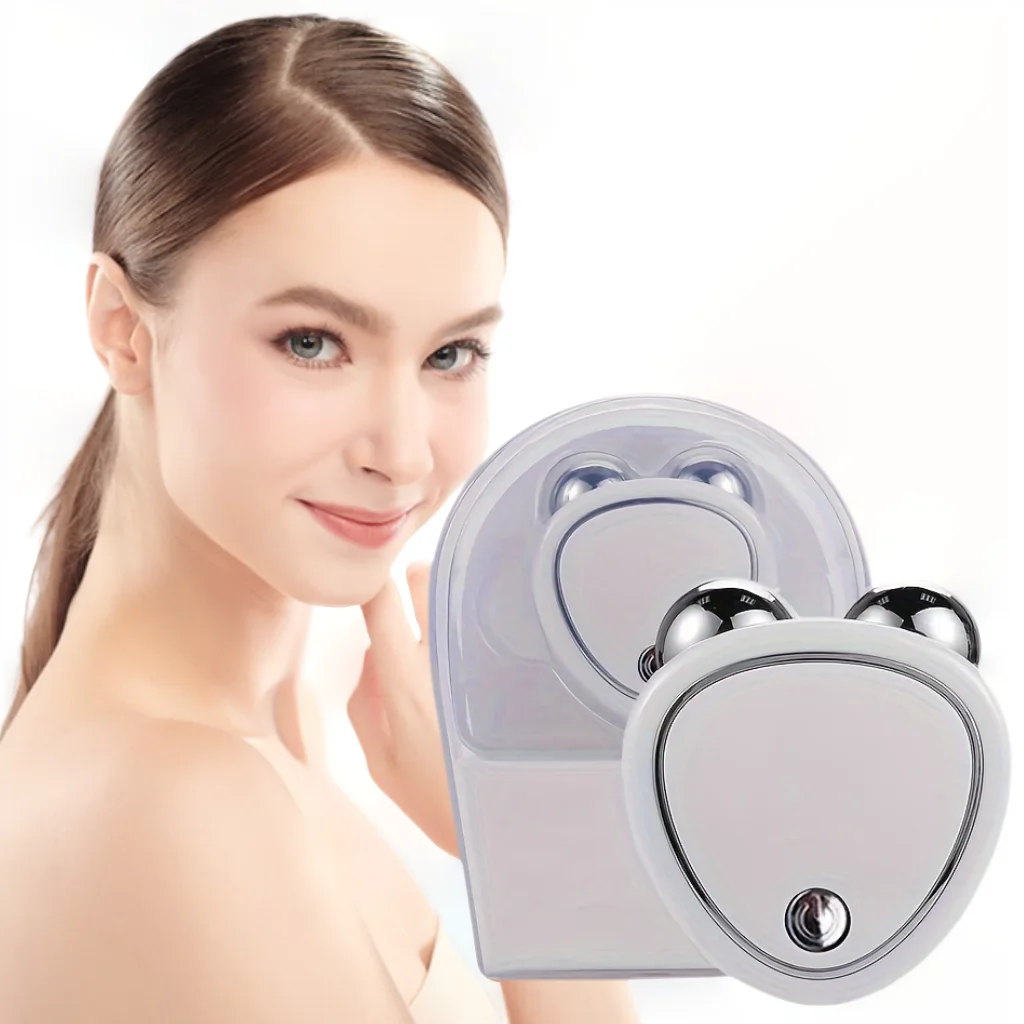 Masażer twarzy EMS Microcurrent V Face Lifting Machine Roller Rejuvenation Beauty Charging Facial Skin Tightening Anti Wrinkle