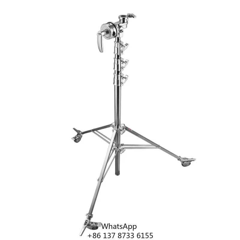 

Штатив-трипод для студийного освещения и видеосъемки с высокой нагрузочной способностью (до 30 кг), высота 5 метров