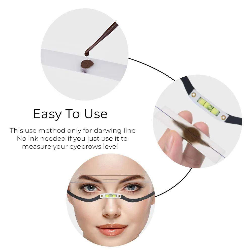 microblading permanent makeup bow and arrow line ruler measuring eyebrow mapping rope pre ink pmu tattoo for mapping