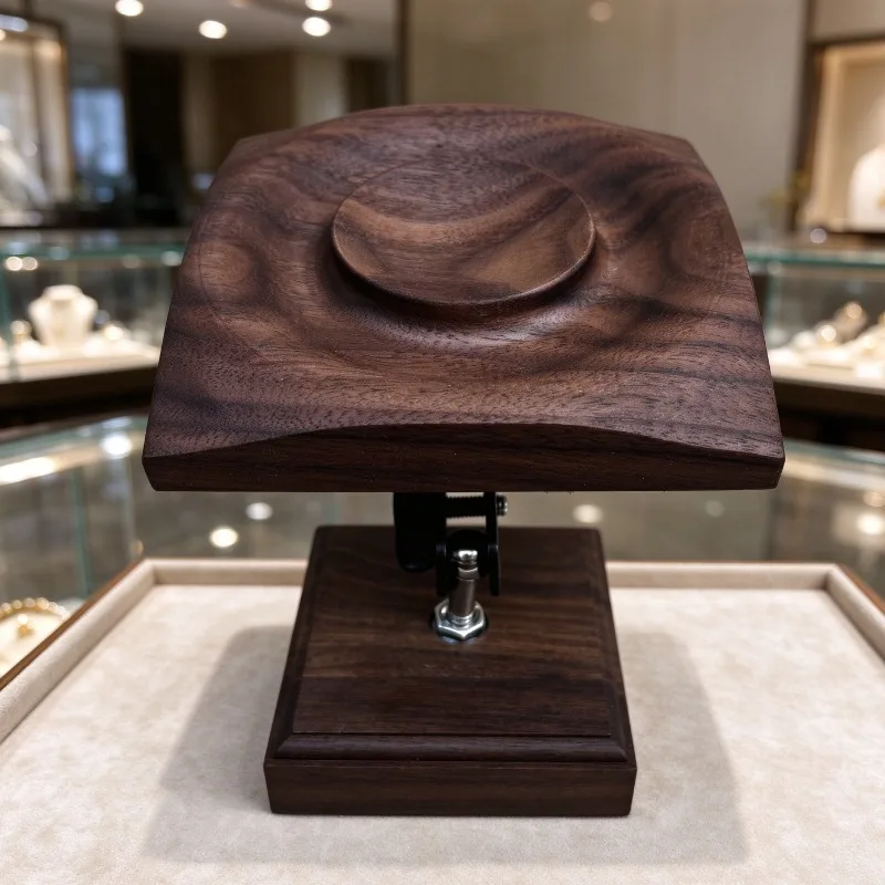Retro Bracelet Display Stand Solid Wood Bracelets Displays Holder Adjustable Bangles Storage Rack Counter Jewelry Display Stand
