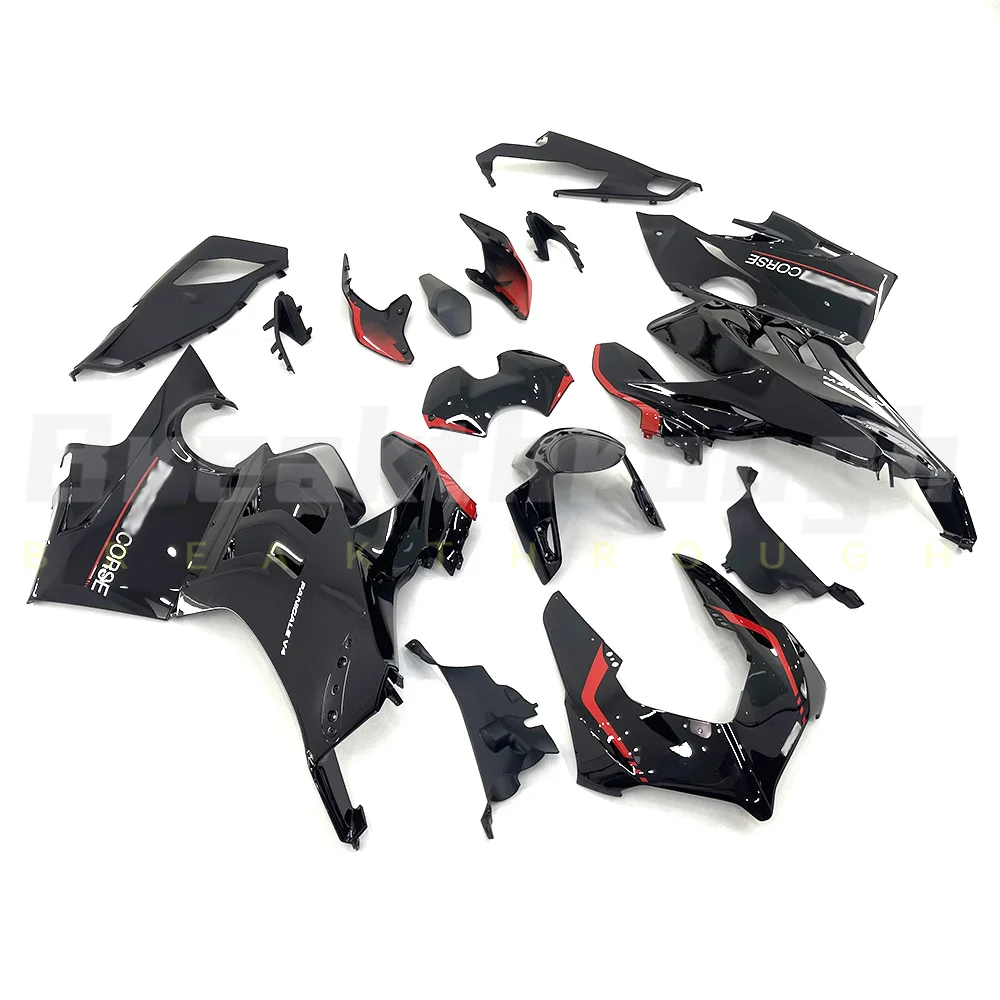 Suitable for Ducati Panigale V4 V4S/V4R 2018 2019 2020 2021 2022 Motorcycle Black and Red Body Fairing Modification Kit