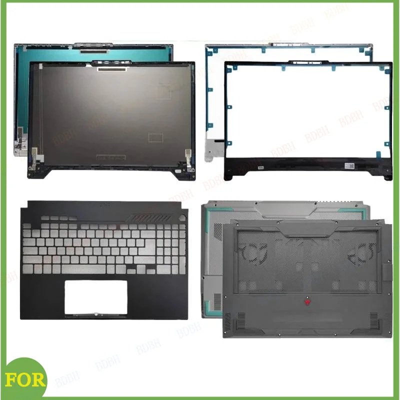New For FX517 2022 Laptop Replacement LCD Back Cover Frame Top Case Palm Cushion Bottom Case Upper and Lower Covers