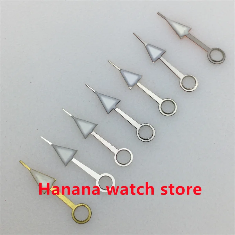 Новая стрелка GMT, серебристая, красная, оранжевая, зеленая, светящаяся, подходит для механизма HH34.