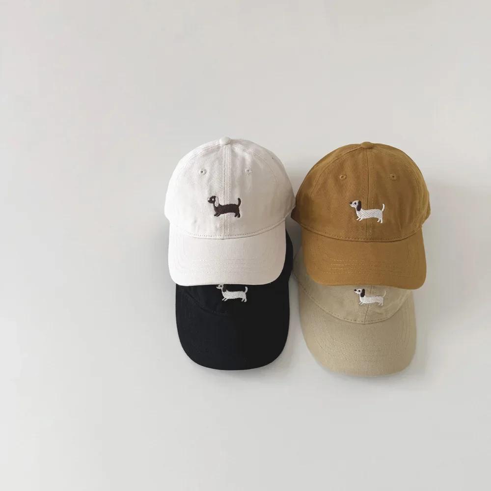 Sommer Outdoor Baby Baseballkappe Niedliche Bestickte Kinder Jungen Mädchen Schirmmütze Kleinkind Sonnenhüte