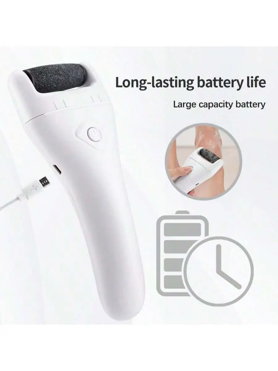 أدوات باديكير لاسلكية للقدم من الجلد الميت ومزيل مسامير القدم ومطحنة القدم