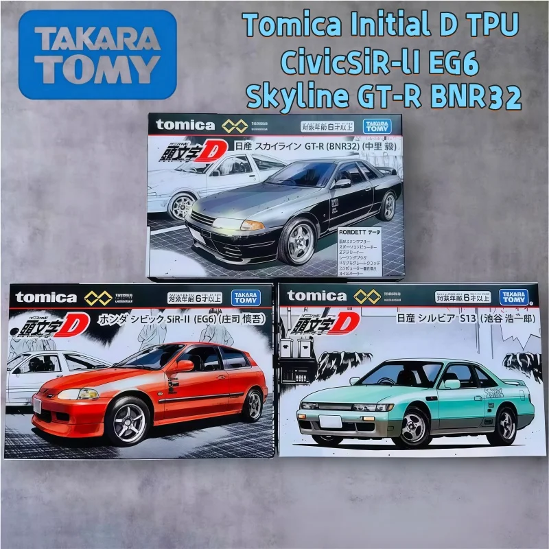 New Takara Tomy Tomica Initial D series CivicSiR-lI EG6 Neon Genesis Evangelion eva Alloy Diecast Racing Vehicle Collectible Car