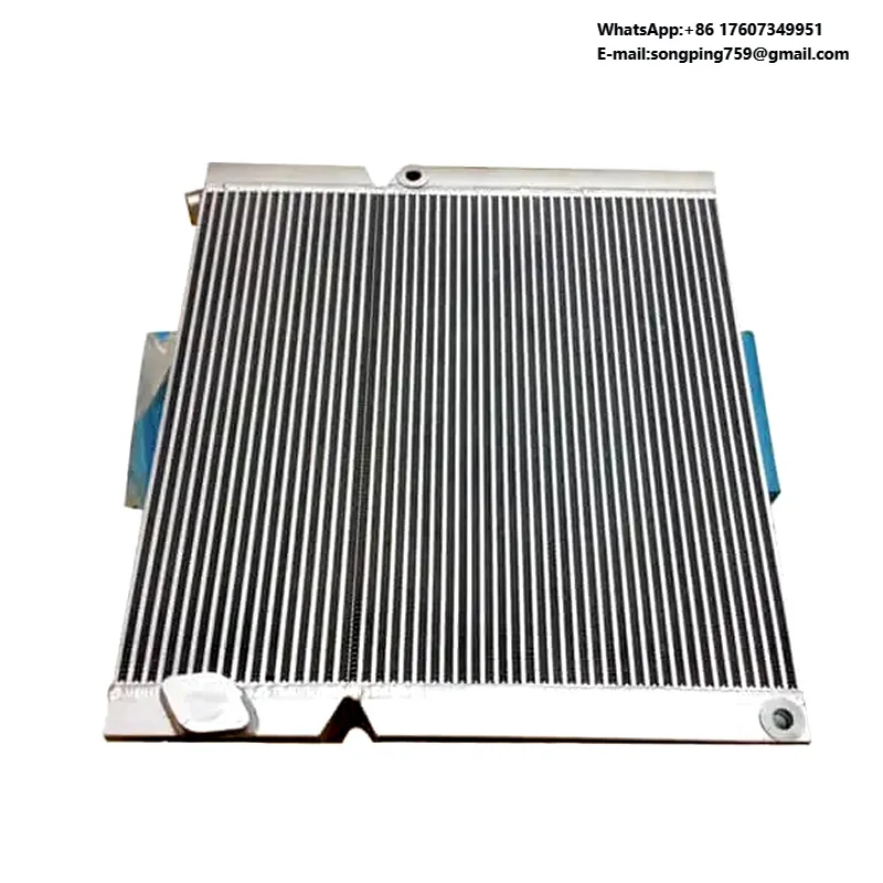 Aluminum Finned Hydraulic Oil Cooler Heat Exchanger Radiator for Air Compressor 1622010800