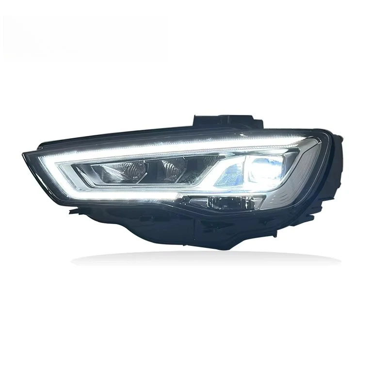 2 Unit LED Headlights Car Accessories Suitable for Auto Lighting Systems A3 Headlight Assembly 14-16 Model Changed to 17
