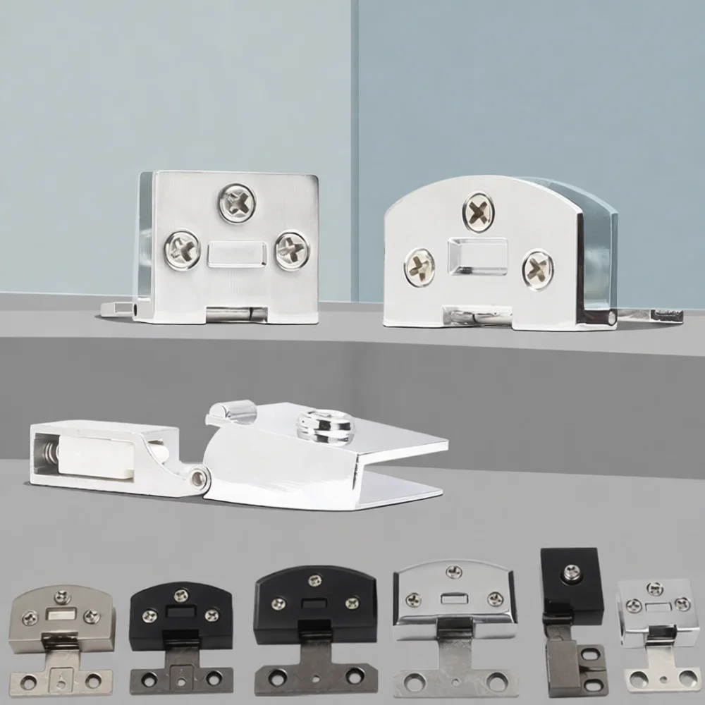 مفصلة باب زجاجي حديثة بدون حفر - مراجعة Furniture Hardware Exhibition وسعره