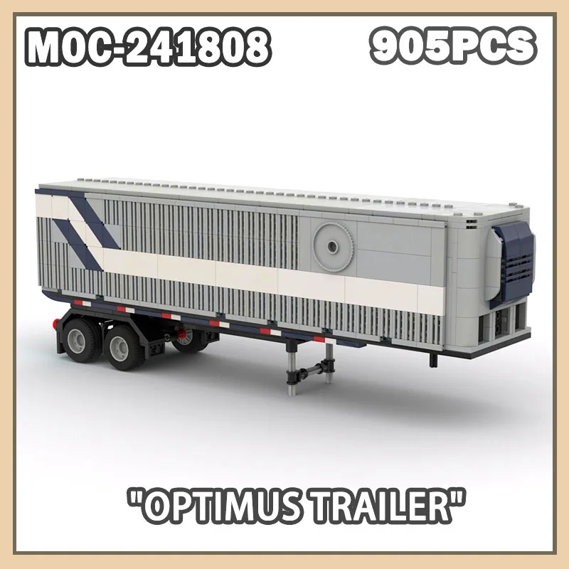 

MOC-241808 MOC Optimus Прицеп Строительный блок Модель Кирпич Сборка DIY Optimus Prime Рождественский набор Креативные подарки 905 шт. 663 шт.