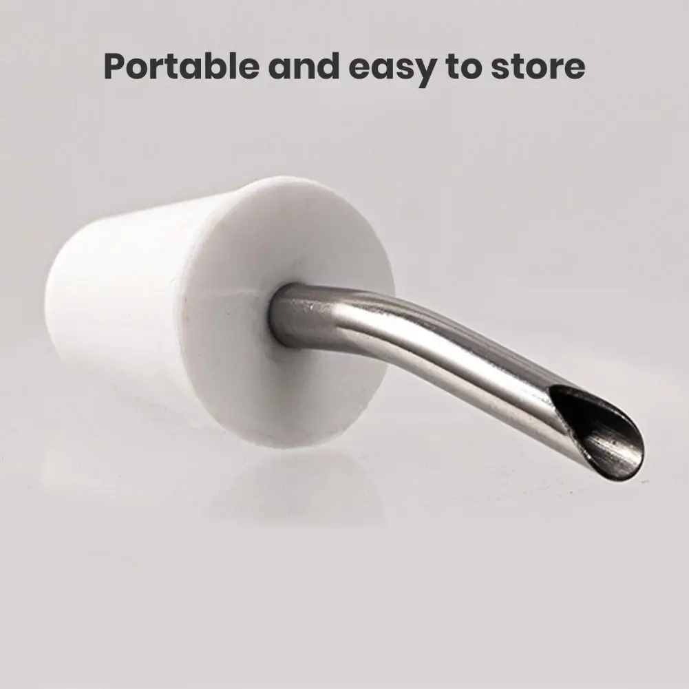 Extended Kettle Pourer Silicone Kettle Spout Portable Teapot Extension Teapot Pour Nozzle Camping Kettle Spout with Brush