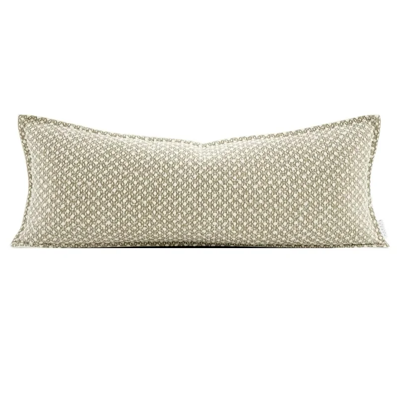 Ivory Weave Pillows 30x70 Long Cushion Case Retro Geometric Decorative Pillow Cover For Sofa Chair Home Decorations