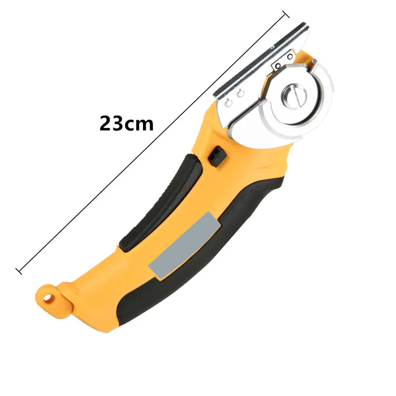 Imagem -06 - Tesoura Elétrica sem Fio Tecido de Couro Costura Hand Held Alloy Head Cutting Multi Funcional Ferramenta de Corte