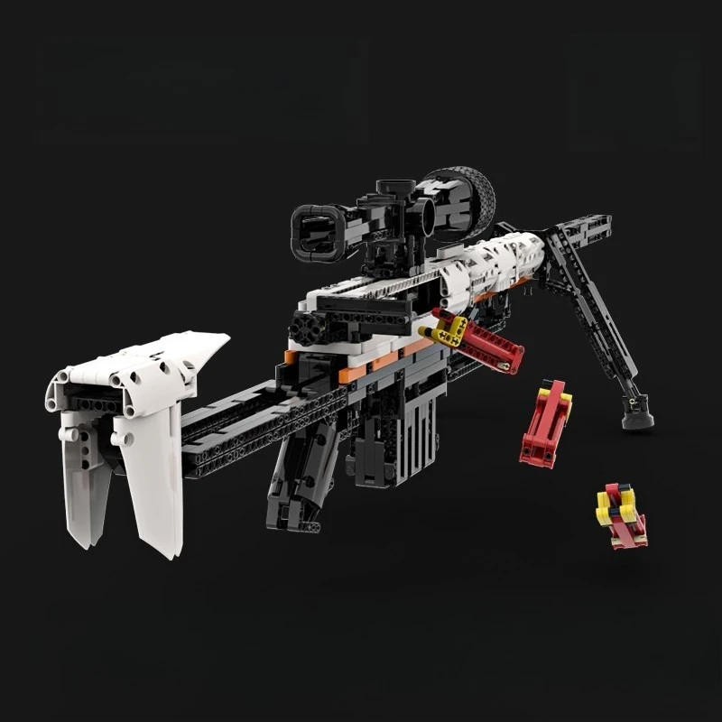 1849PCS Creatieve M200 Sniper Rifle Bouwstenen MOC Technische Kan Projectiel Schelpen Schieten Monteren Bakstenen Speelgoed Cadeau