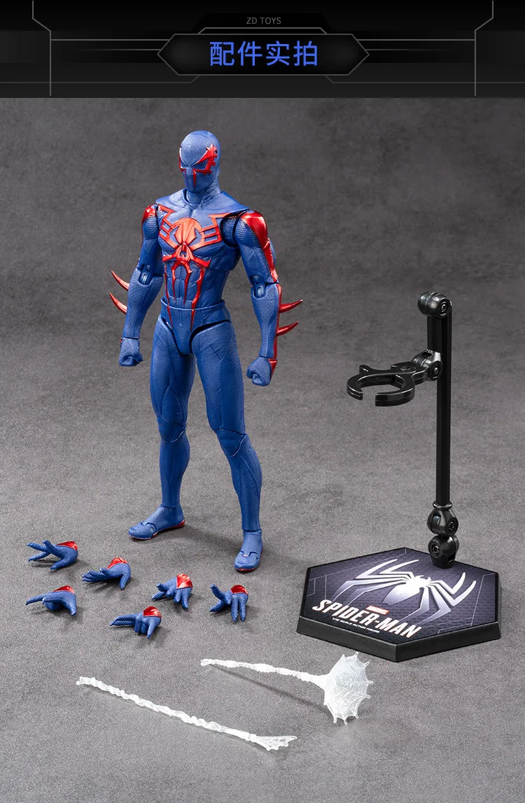 ZD TOY SpiderMan Series PS4 Game Spiderman SpiderMan Anti-OCK suit SpiderMan Velocity suit SpiderMan 2099 suit Miles Morales
