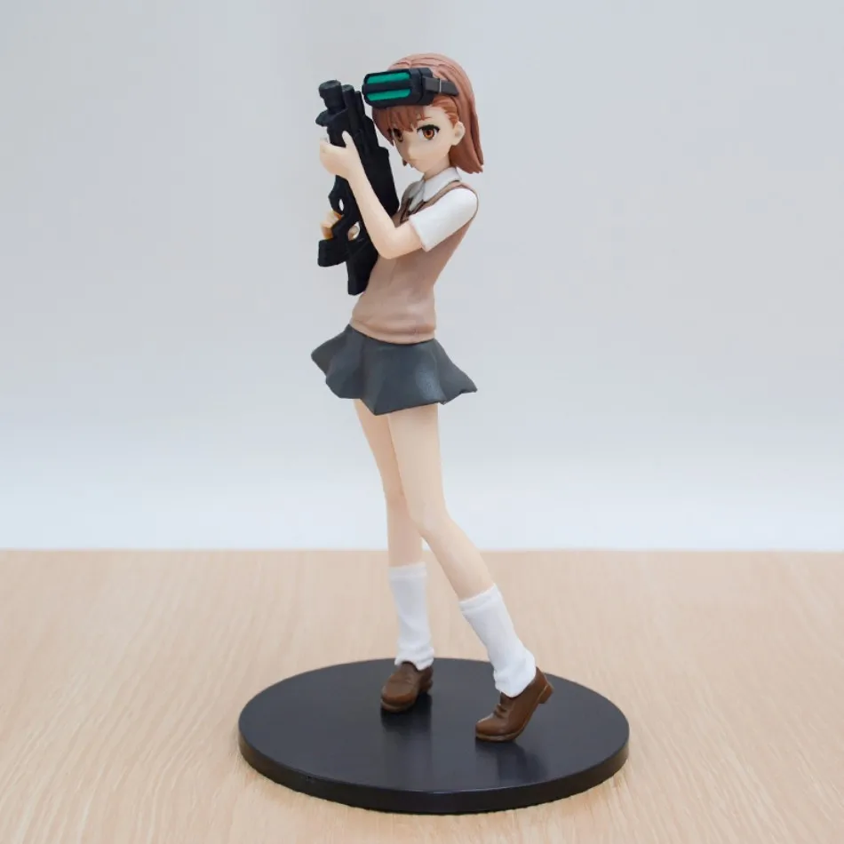Neue 17 cm Anime einen bestimmten Index magische Misaka Mikoto Railgun Mädchen Anime Figur Actionfiguren PVC Cartoon Anime Modell Spielzeug vorhanden – Detail 4