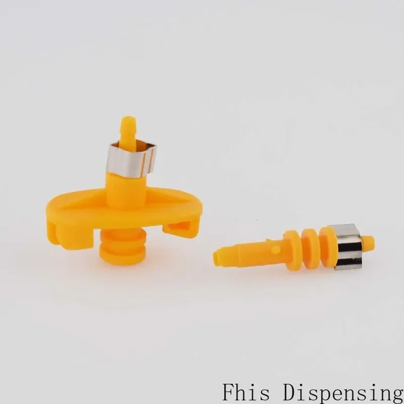 Pack of 5 Dispensing Parts Adapter Fitting with O-Ring Plastic 3cc 5cc 10cc 30cc 55cc