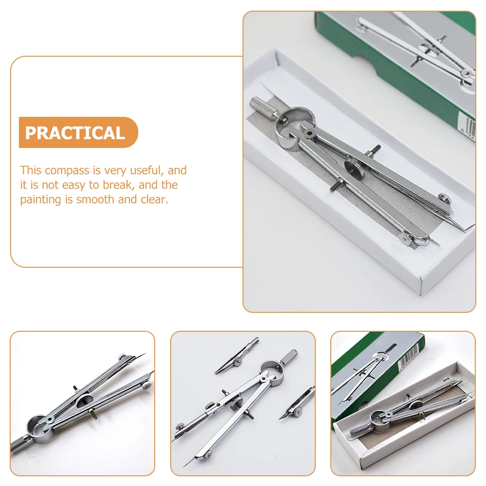 

Spring Compass for Math Geometry Drawing Accurate Adjustable Metal Screen Door Spring Closer Portable Work